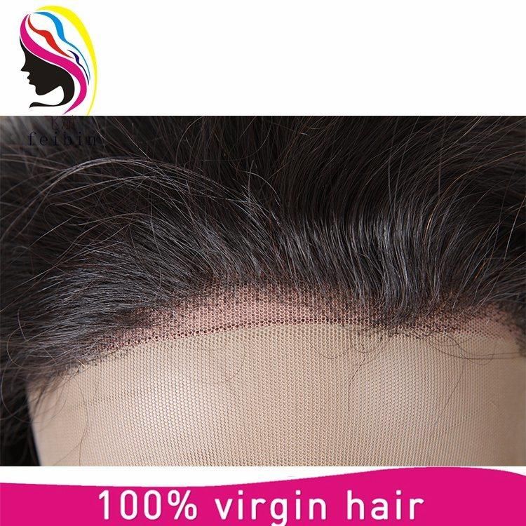 Brazilian Straight Hair 360 Lace Frontal Closure with Baby Hair