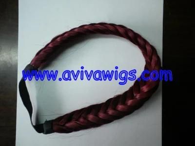 Wholesales Synthetic Elastic Hair Braids Braided Elastic Hair Bands