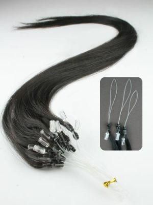 Micro Ring Hair Extensions Remy Human Hair Extensions 1g/Strand Silky Straight Micro Ring Loop Hair Extensions (AV-RH00-1B)