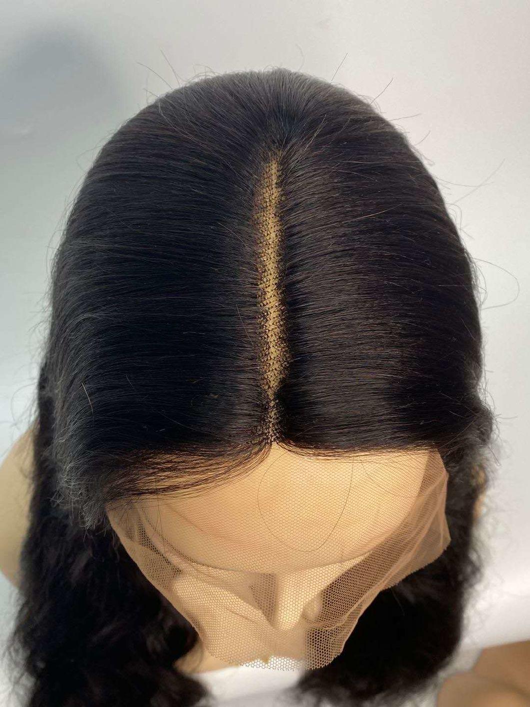 Frontal Wig Human Hair Wigs Natural Wigs Human Virgin Hair with Silk Base U Part Wig