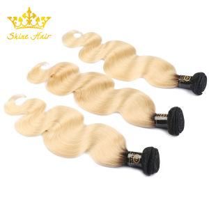 Wholesale Unprocessed Remy Brazilian Virgin Human Hair of Blond Color Body Wave