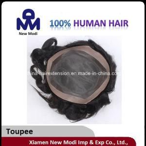 Brazilian Virgin Human Hair Product Men&prime;s Toupee