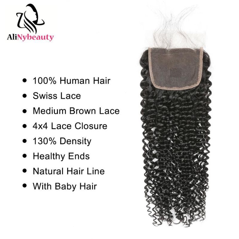Wholesale Unprocessed Malaysian Human Hair Lace Closure
