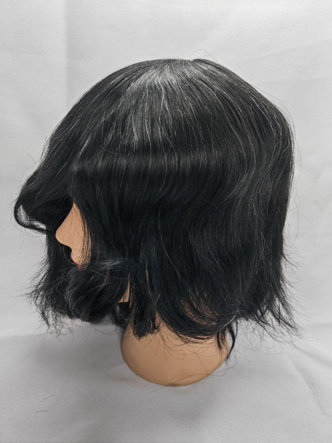 2022 Comfortable Injected Poly Grow-Looking Most Natural Custom Made Human Hair Wig