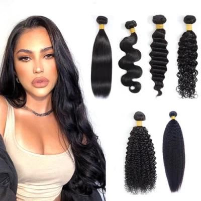 Kbeth 26 28 Inches Brazilian Straight Human Hair Bundles Cheap Natural Color Remy Cuticle Aligned Human Hair Weave Bundles Extensions