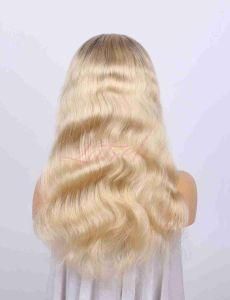 Peruvian Human Hair Wigs in Straight 1b/Blonde