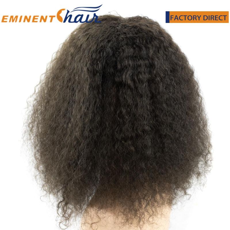 Wavy Wig for Female Fine Mono with Clear PU Edge Hair System