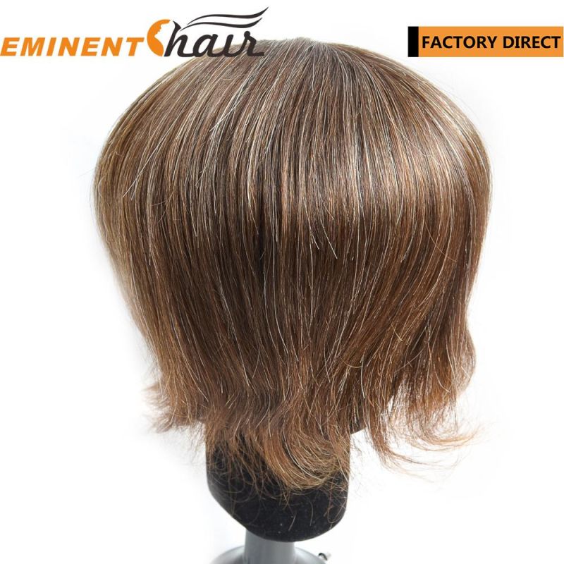 Lace Indian Hair Men′s Toupee
