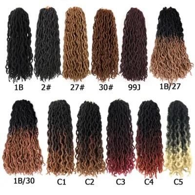 Synthetic Hair Supplier Faux Locks Crochet Hair Extension