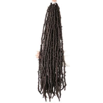 28inch Synthetic Extension Box Butterfly Locs Crochet Braiding Hair
