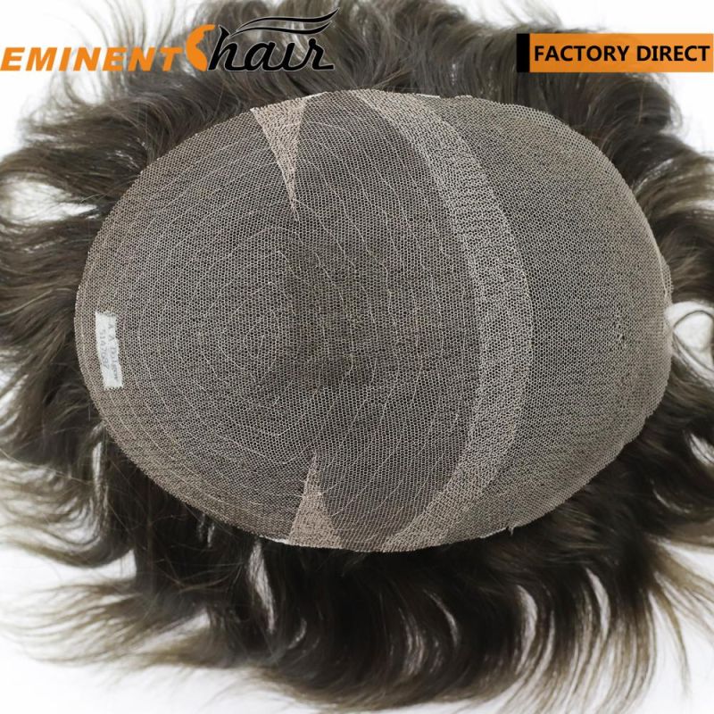 Factory Direct Human Hair Men′s Lace Hair Product