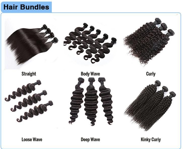 100% Human Hair Wig, Hair Bundles and Lace Frontal, Remy Hair, Human Hair with 13*4, 4*4, 13*6, 360 Transparent Lace, 10-30 Inches, 130%, 150%, 180% Density