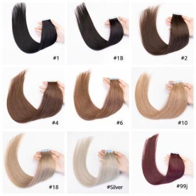 Tape in Human Hair Extensions Skin Weft Tape Hair Extensions