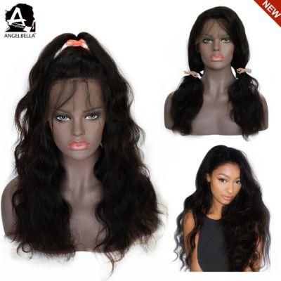 Angelbella Wholesale Swiss Lace Front Wigs for Black Woman Body Wave 150% Density Human Hair Wig