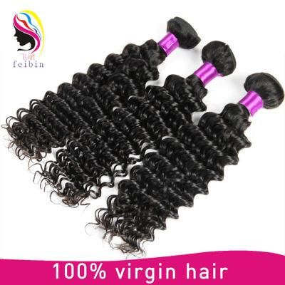 Wholesale 100% Remy Virgin Brazilian Human Deep Wave Hair Weft