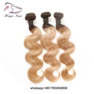 Wholesale Human Virgin Hair Brazilian Iaian Human Peruvian Body Wave Hair Weft Extension 1b/27 Hair