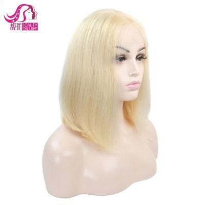Different Length 8-26inch Blonde 613 Color Human Hair Wigs Frontal Lace Wigs