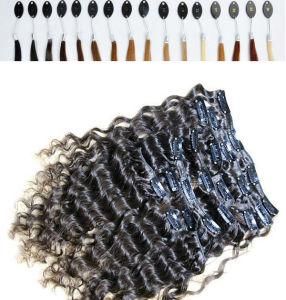 Unprocessed Hair Extension Clip in 180g Kinky Curly