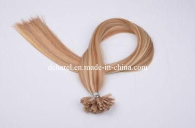 Full Cuticles Double Drawn Remy Human Hair Utip Russian Human Hair Extension
