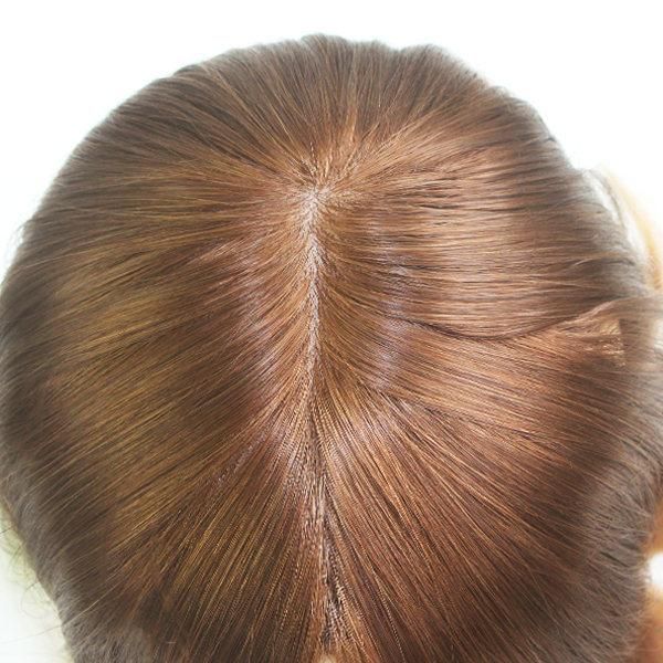Indian Hair Silk Hair Replacement for Women with Clips