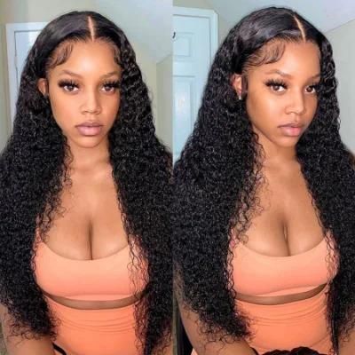13X4 HD Lace Front Wigs Curly Wave Human Hair Wigs 180%