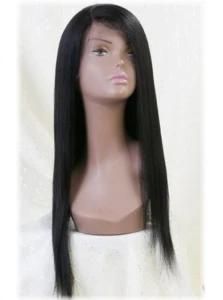 Virgin Human Hair Full Lace Wig, Silk Staight Hair