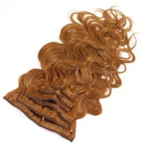 European Copper Red Body Wave Clip-in 100% Human Hair