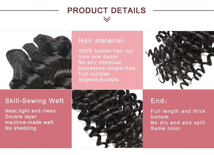 10A Grade Peruvian Hair Bundles with Closure, Peruvian Curly Human Hair Wig, Cuticle Aligned Peruvian Hair Vendor