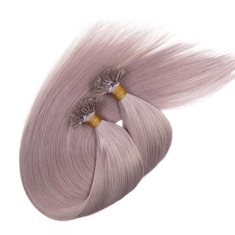 Factory Outlet European Cuticle Aligned U Tip Straight Hair Extension Human Hair