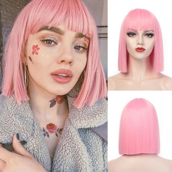 Kbeth Human Hair Wig Red Wine 613 Green Grery Custom Colors 2021 Pixie Lace Frontal Short 10 Inch 8 Inch Real Brazilian Human Remy Bouncy Cool Wigs Vendor