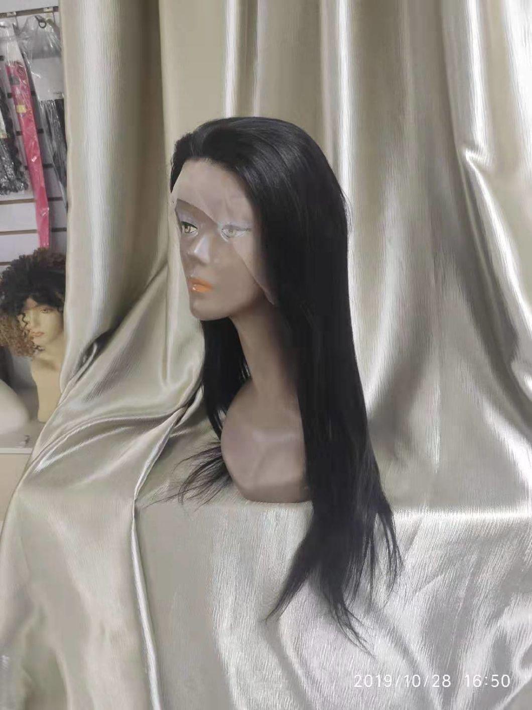 Long Hair Brazilian Hair Lace Frontal Wigs with Baby Hairs