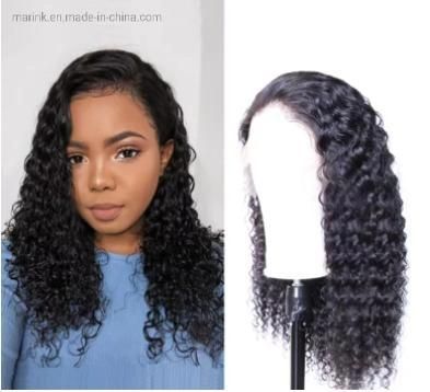 Hot Sale Indian Hair HD Lace Front 100% Virgin Raw Unprocessed Hair Wigs Deep Curly 360 Lace Frontal Wigs for Black Women