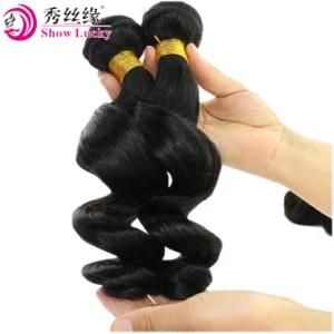 Standard Weight Most Popular 9A Loose Wave Virgin Peruvian Human Hair Extension