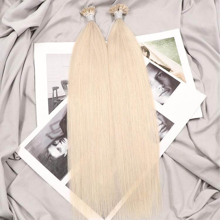12A Double Drawn 100% Raw Virgin Straight Remy Nano Ring Hair Extension #613