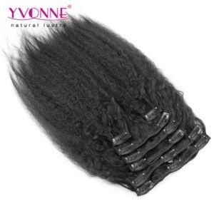 Brazilian Kinky Straight Clip in Hair Extensions