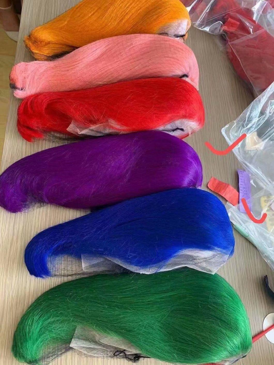 Machine Made Sew in Wig Human Hair Straight Wig Malaysian Straight Wig with Bang Natural Color for Women Glueless Wigs