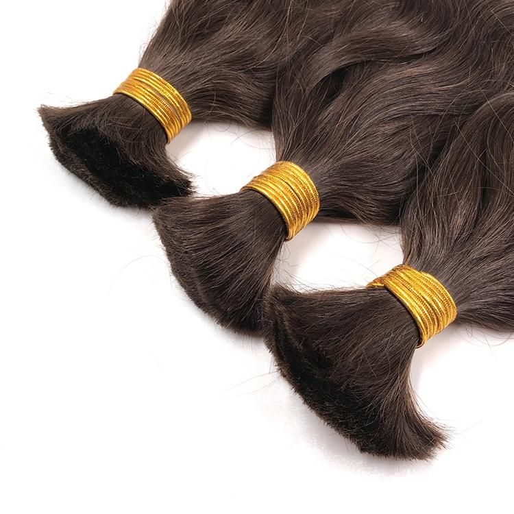 Wholesale Bulk Virgin Hair Ombre Brown Body Wavy Human Hair Bulk Extension