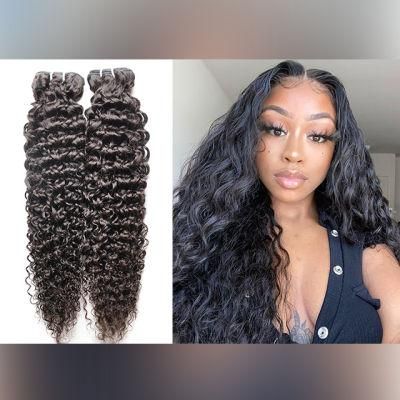 Luxuve Cheap Price 100% Brazilian Human Hair Ltaly Curly Natural Black 8A Grade Hair Bundle