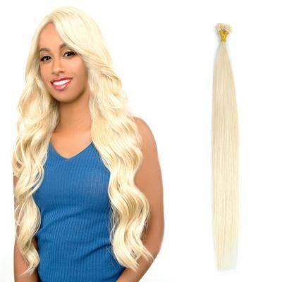 U-Tip Human Hair Extensions 10A Grade Straight Hair Extensions Blonde Human Hair Extensions 16 - 20 Inches