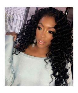 Swiss Transparant HD Lace Deep Wave 150% Density 13X6 Lace Frontal Wig