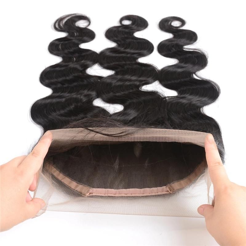 Top Quality Natural Color Virgin Human Hair 360 Lace Frontal