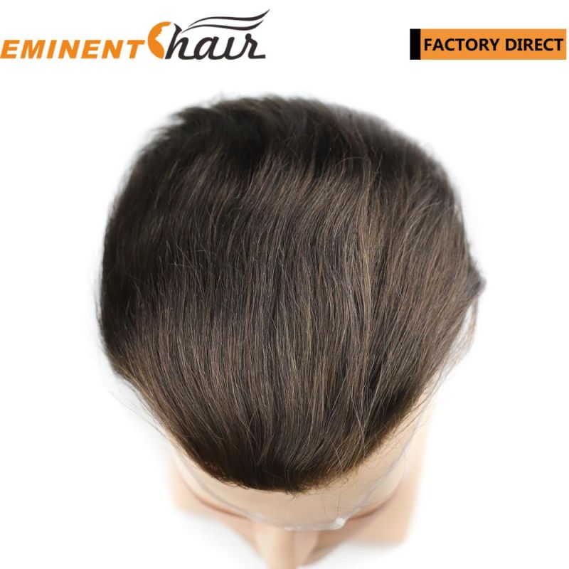 Human Hair Men′ S Lace Front Toupee