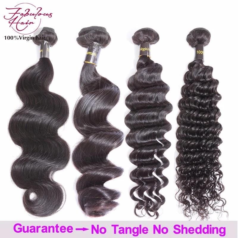 No Shedding No Tangle Brazilian Human Hair Weave Wholesale