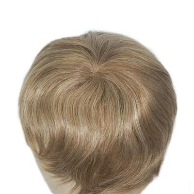 Fine Welded Mono Hair System for Men with Poly Around