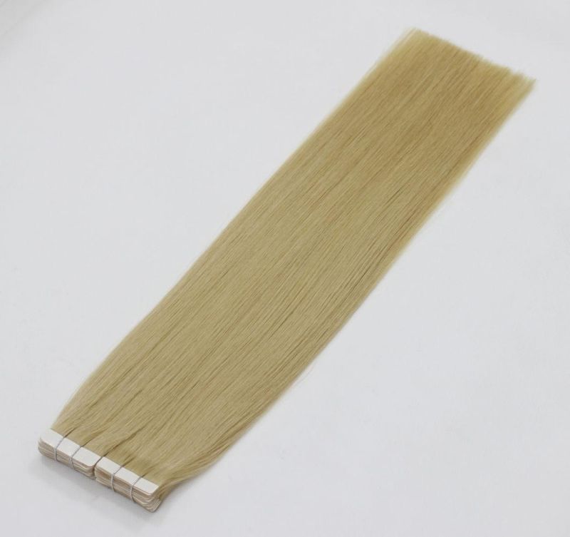 Tape in Extensions Brazilian Straight 100% Human Hair Bundles 24 Color Remy Human Hair Extensions