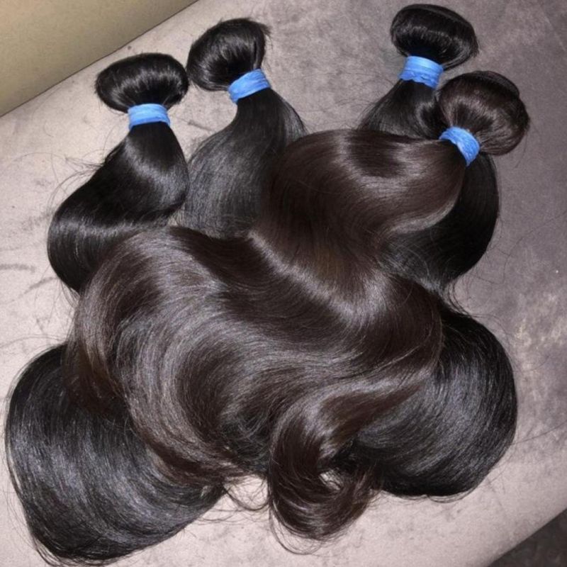 Sunlight Wholesale Price Virgin Brazilian Hair Bundle with Lace Closure