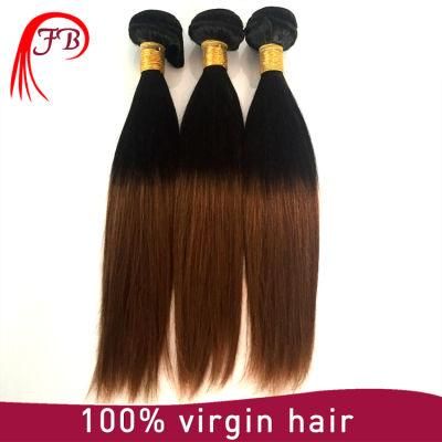 Peruvian Straight Extension Ombre Hair Extension 1b/30 Human Hair