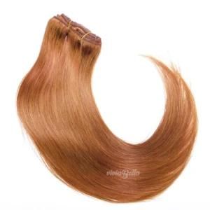 Brazilian Copper Red Straight Clip-in 100% Human Hair