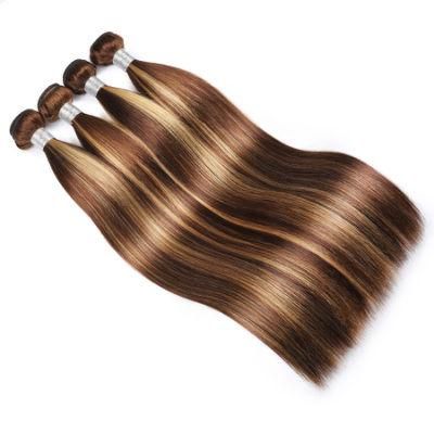 Piano Color P4/27# Straight 100% Virgin Human Hair, Wholesale 8A Grade Malaysian Hair Bundles