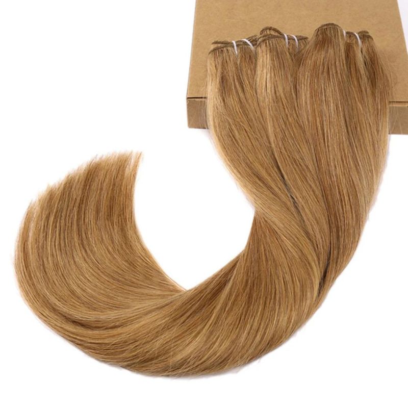 Brown Brazilian Human Hair Bundle Straight Hair Weave Bundles 12"-30" Remy Hair Extensions Brown